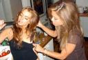 Пьяная Линдси Лохан (Lindsay Lohan) и Ее подружка устроили Ножной Фетишь