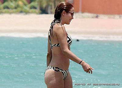 О ужас! Фото Дженнифер Лопез (Jennifer Lopez) в бикини!